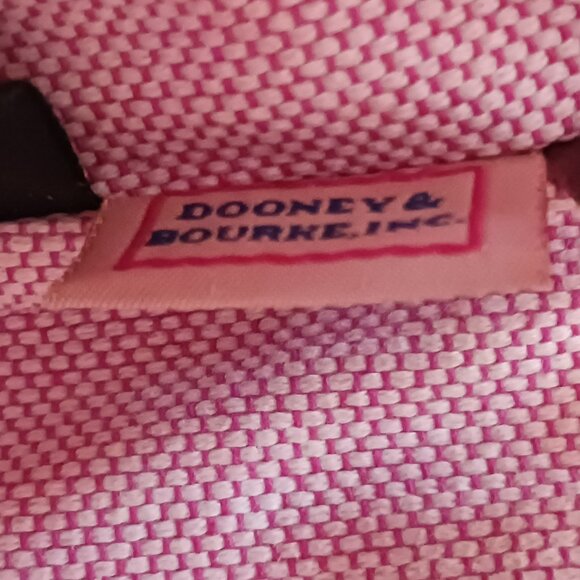 Dooney & Bourke Monogram Jacquard Preppy Style Push Lock Bucket Bag Shoulder Bag - Picture 12 of 13